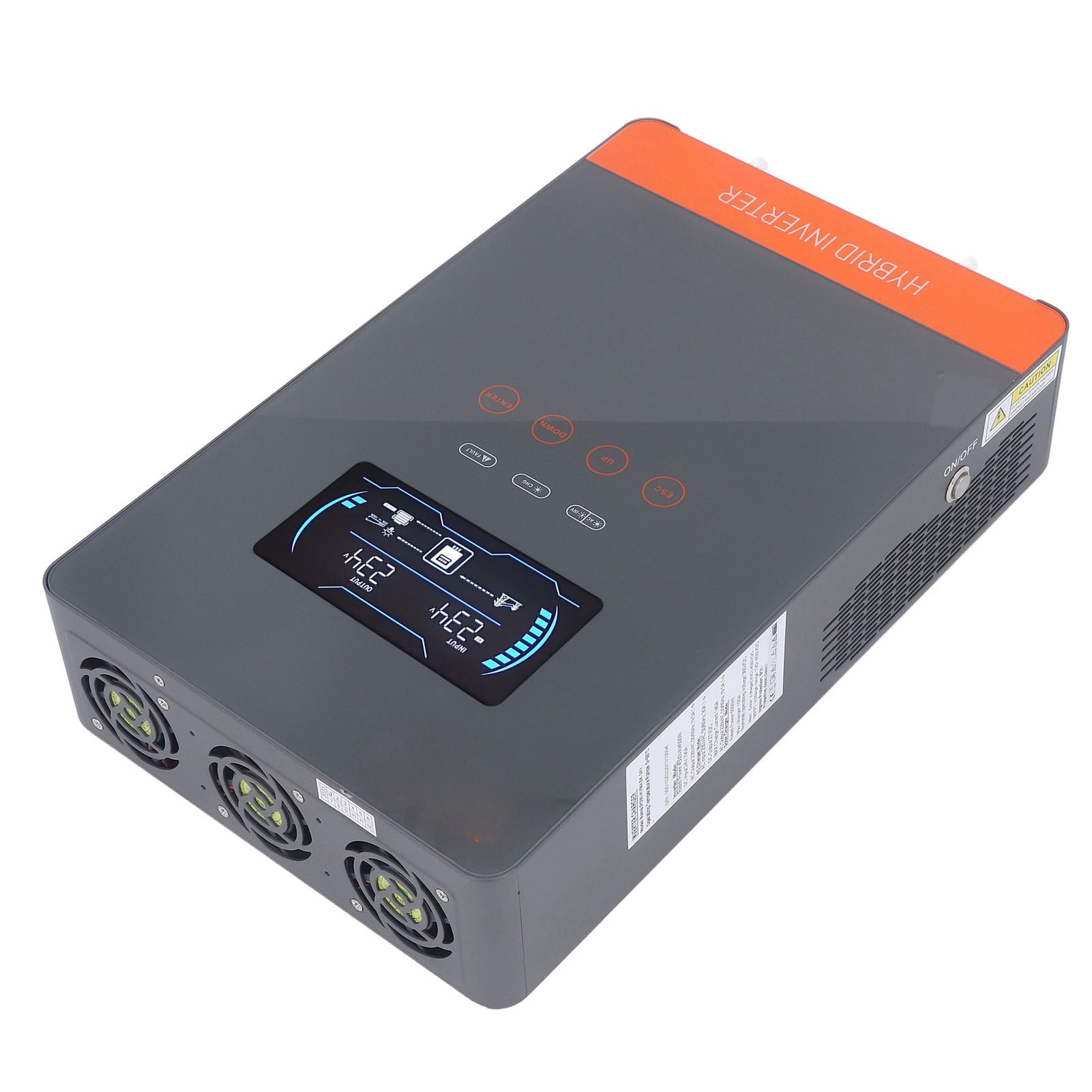 4500W Hybrid Solar Inverter 4 Charging Modes Pure Sine Wave Inverter with 150A MPPT Controller 24V