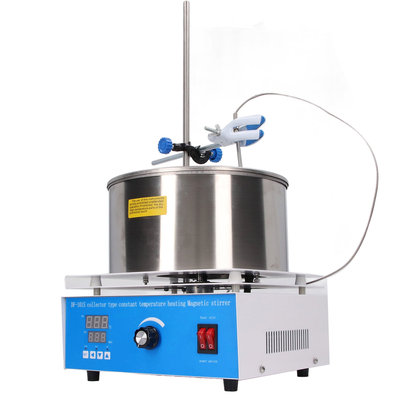 Thermostatic Water Bath 3L LCD Display Precise Temperature Control Laboratory Water Bath with Magnetic Stirrer AU Plug 220V