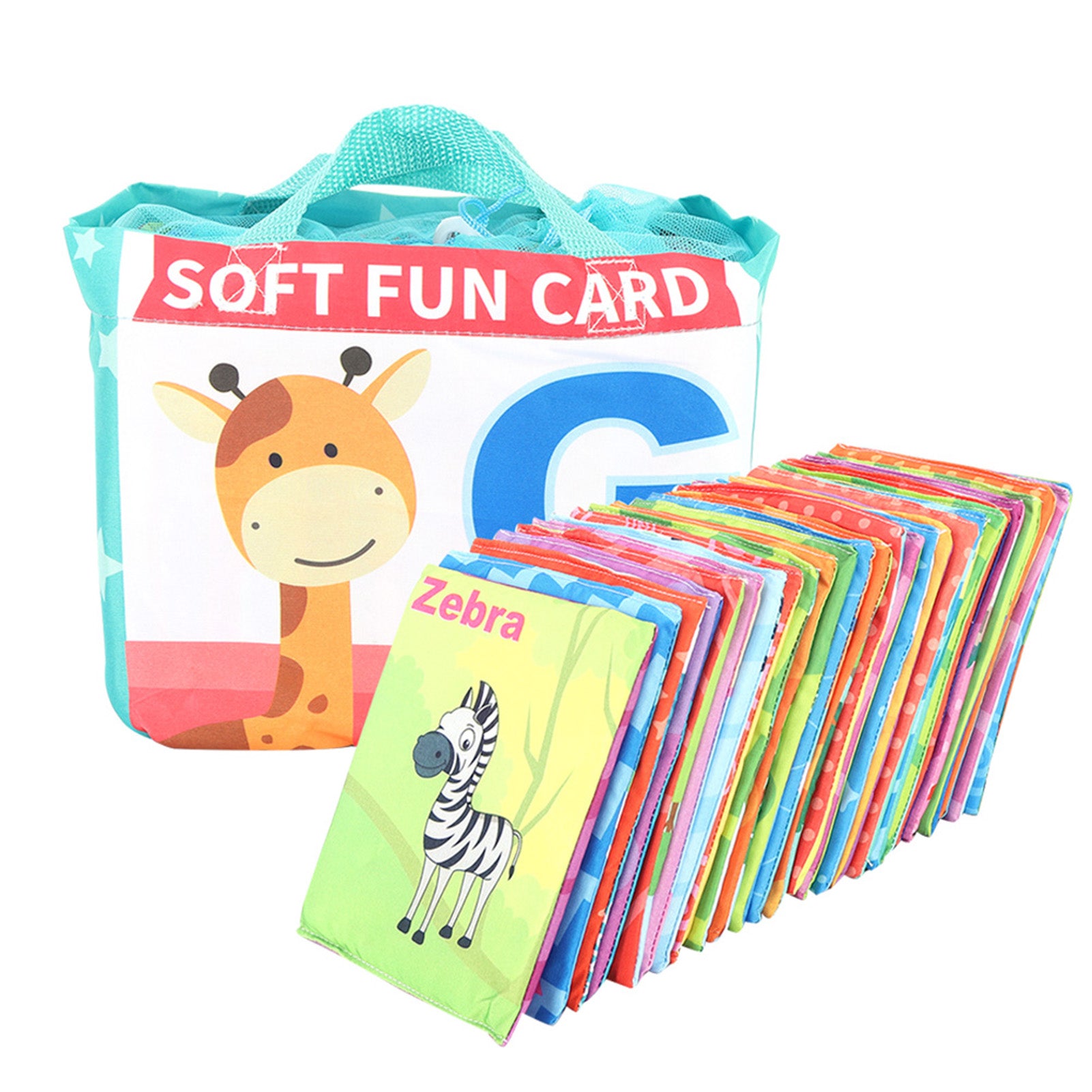 Children 26 English Letters Cloth Book Washable Early Educational Interaction Book