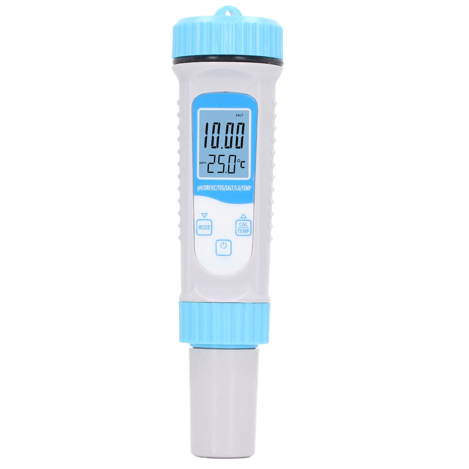7 in 1 Water Quality Test Pen PH ORP EC TDS SALT S.G TEMP High Accuracy Water Tester for Drink Water Nutrients Growing
