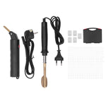 Plastic Welding Machine Kit Automotive Bumper Crack Repair Gun with Iron Hot Stapler Welding Set EU Plug 220V