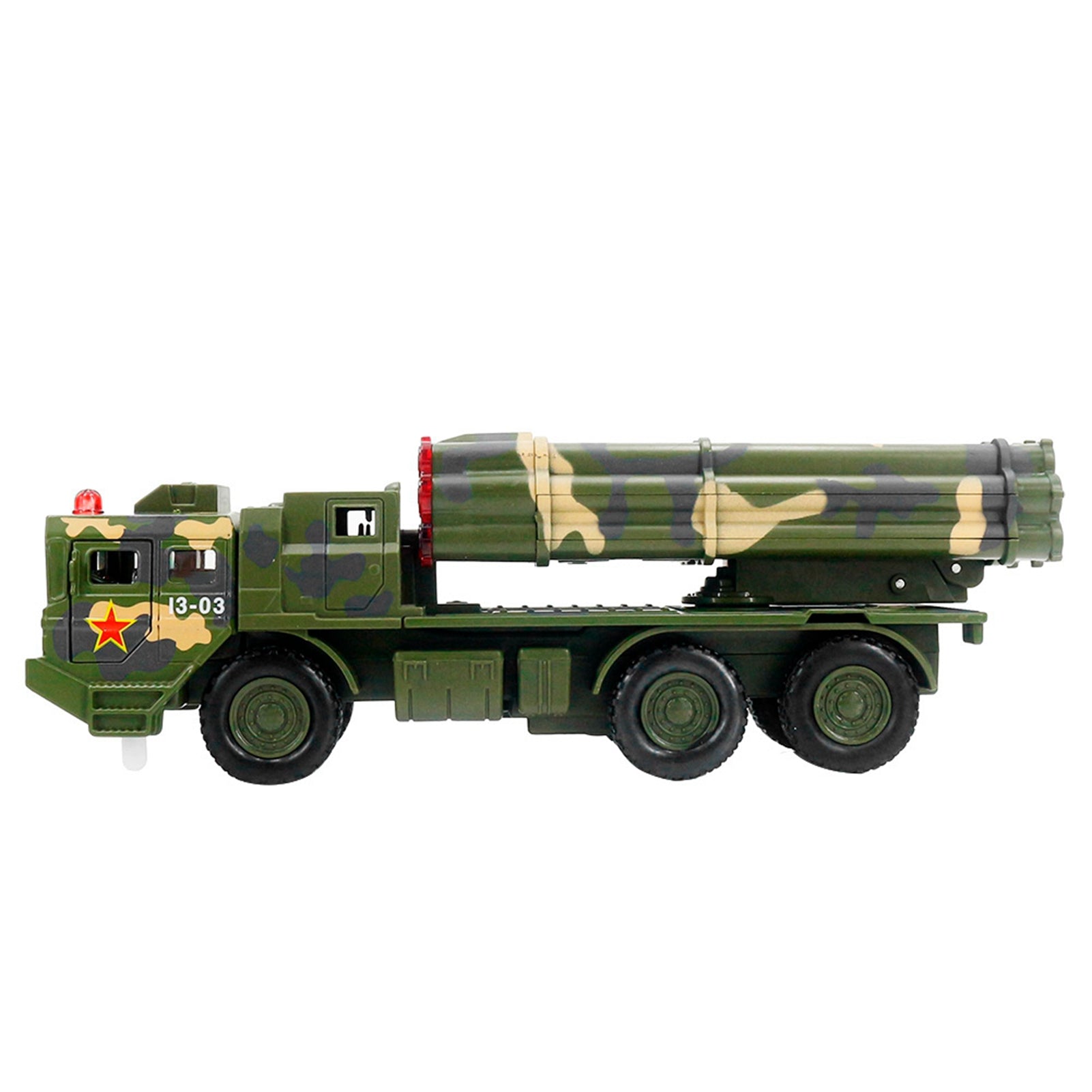 1:55 Alloy Child DiE cast Kid High Simulation Pull Back Toy Military Car Model Vehicle (Grey)