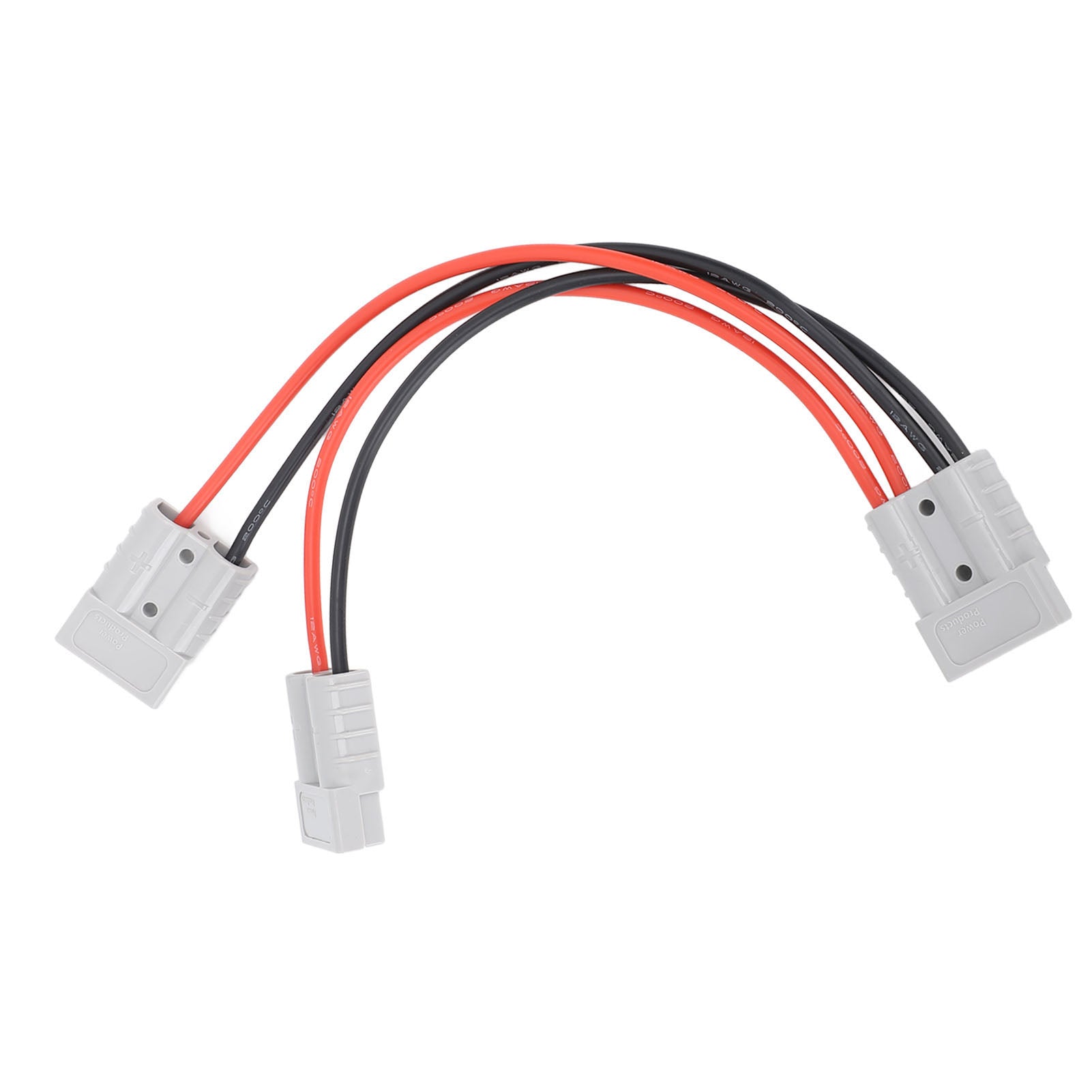 600V 50A Electric Forklift Charging Plug Cable PC Shell Copper Pin Battery Charger Connector 6 to 12 AWG
