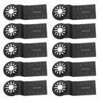 10 Pcs Oscillating Saw Blade 34mm 40mm Cut Depth Multitool Blade with Starlock Interface