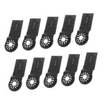 10 Pcs Oscillating Saw Blade 34mm 40mm Cut Depth Multitool Blade with Starlock Interface
