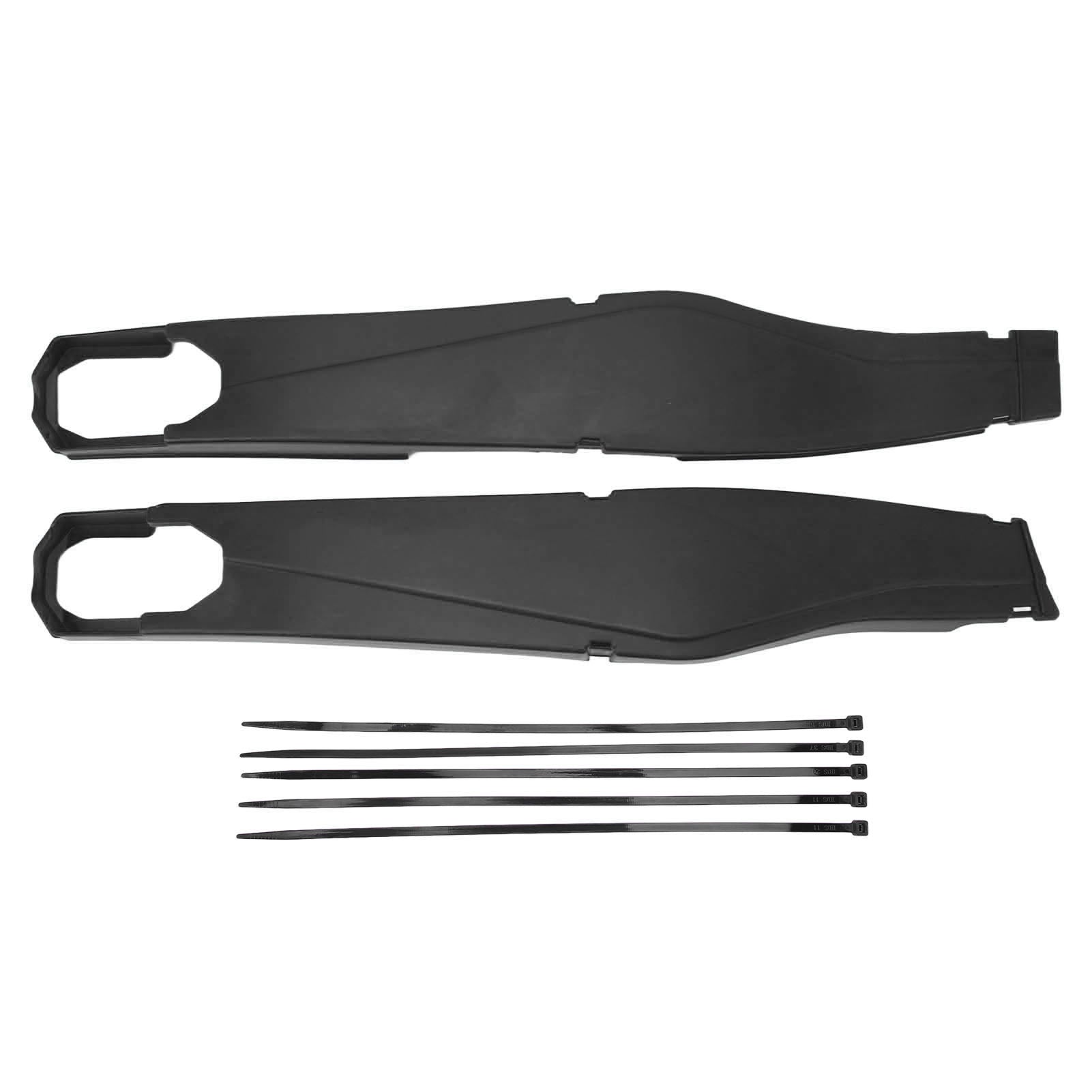 1 Pair Swingarm Guard Left Right Dustproof Rear Swing Arm Cover Protector Fit for EXC 125 200 250 300 350 400 450 500 Black Frosted