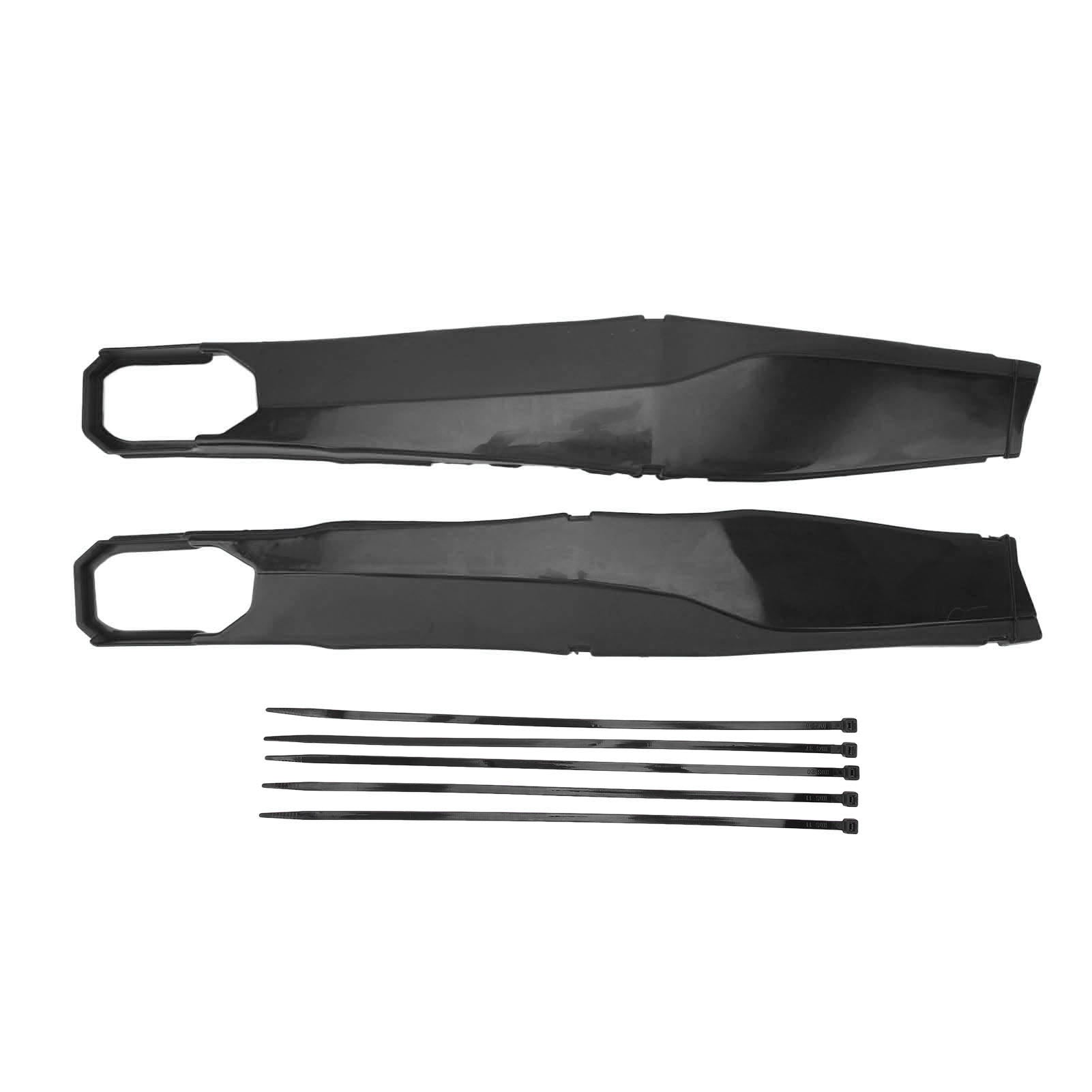 1 Pair Swingarm Guard Left Right Dustproof Rear Swing Arm Cover Protector Fit for EXC 125 200 250 300 350 400 450 500 Black