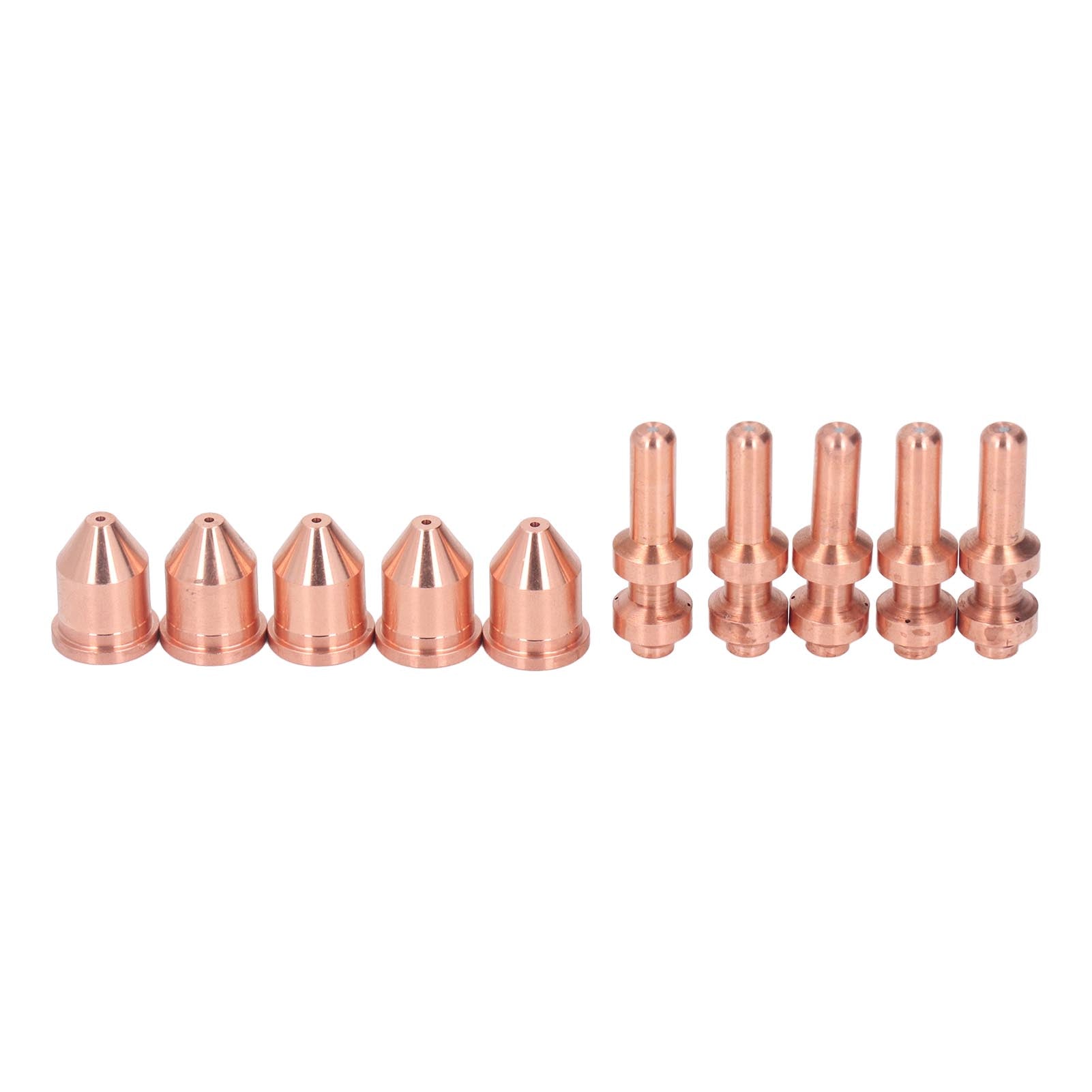 10 Pcs Electrode Tip Kit 256026 249929 XT60 Plasma Torch Consumables for Miller Spectrum 875 Auto Line Cutter