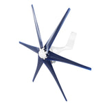 Windmill Turbines Generator Small 6 Blade Wind Industrial Machinery Equipment 800WBlue 12V