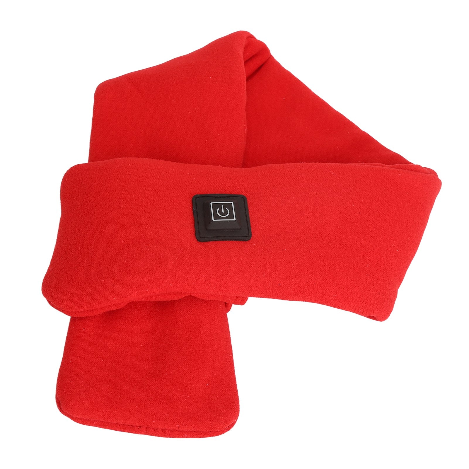 Heated Scarf Intelligent Cold Protection Warm Electric USB Heating Scarf Neck Warmer for Men Women Red