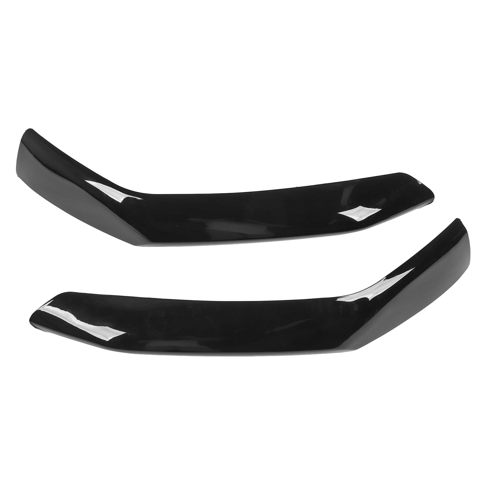 1Pair Front Bumper Lip Spoiler Glossy Black Rugged Stylish Front Bumper Lip Splitter For 5 Series G30 G31 LCI M Sport