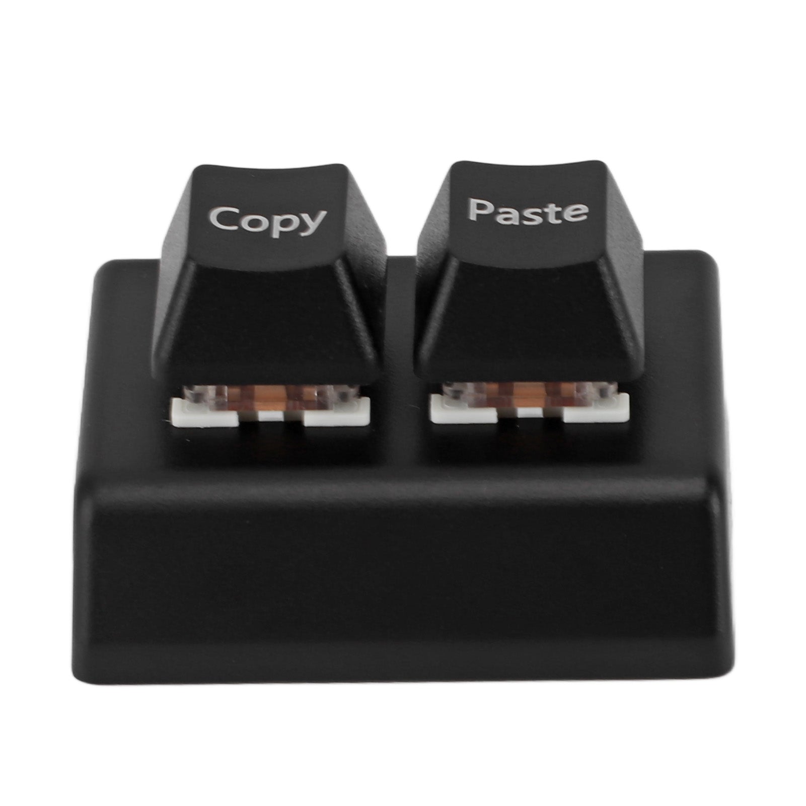 Programmable Keypad 2 Keys Copy Paste Red Switch USB C Connection Mini Mechanical Keypad for Gaming Office Media