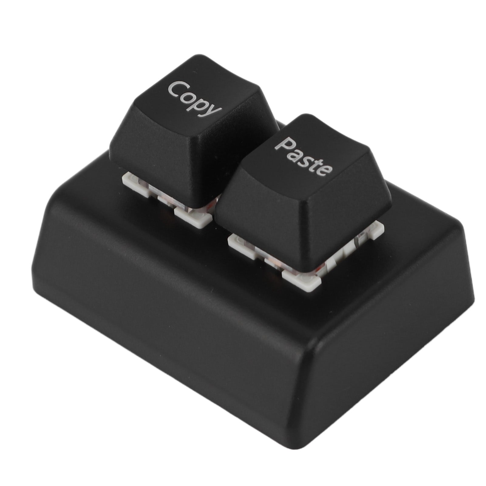 Programmable Keypad 2 Keys Copy Paste Red Switch USB C Connection Mini Mechanical Keypad for Gaming Office Media
