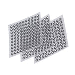 3 Sheets Scanner Positioning Points 3D Scanning Reflective Film Sticker Reference Marking Point 3mm ID 6mm OD