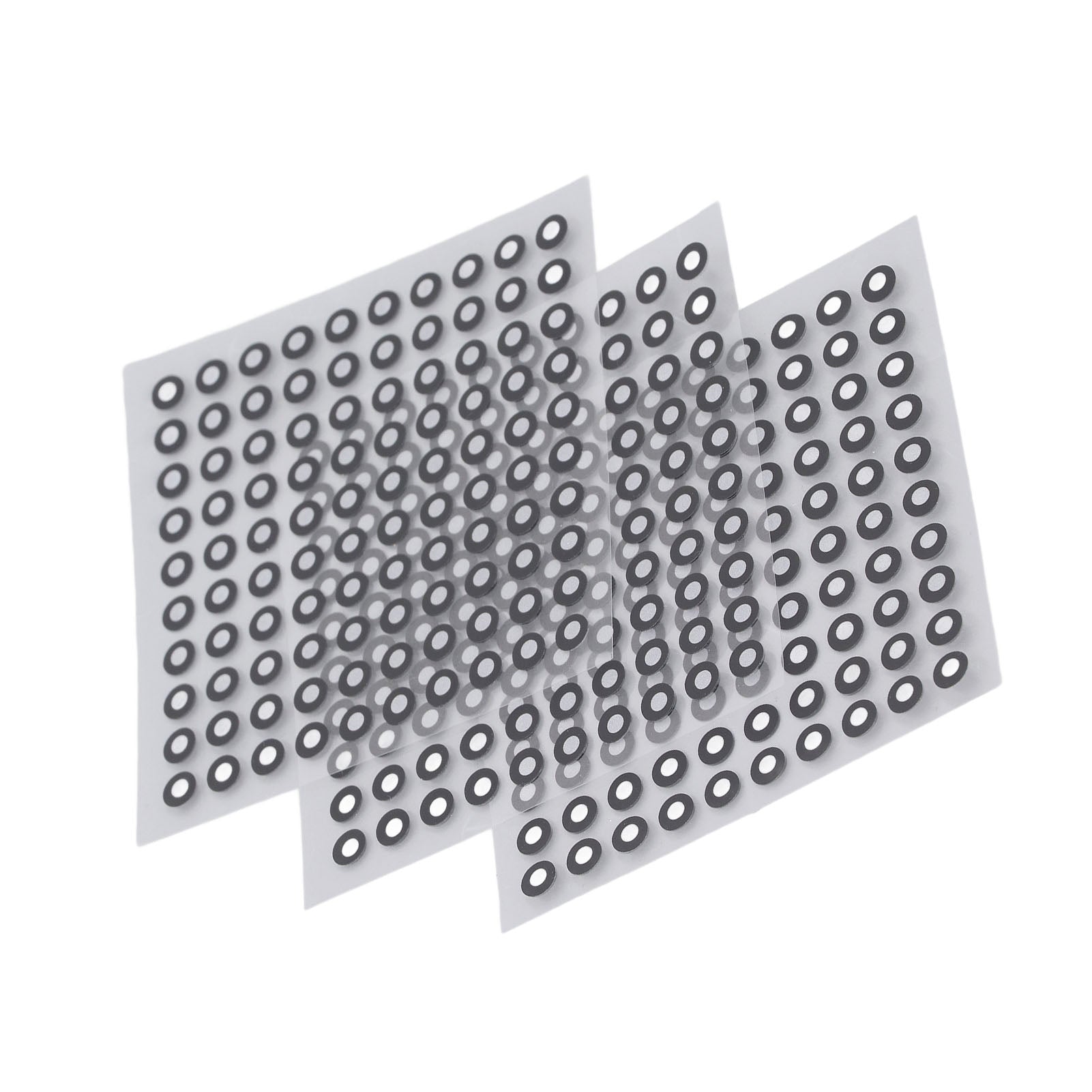 3 Sheets Scanner Positioning Points 3D Scanning Reflective Film Sticker Reference Marking Point 3mm ID 6mm OD
