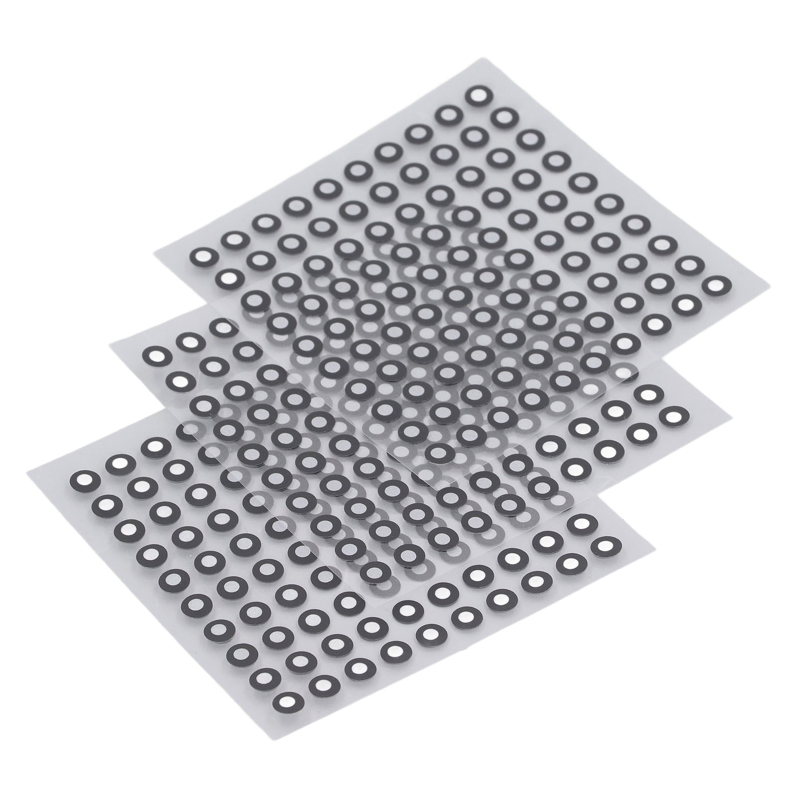 3 Sheets Scanner Positioning Points 3D Scanning Reflective Film Sticker Reference Marking Point 3mm ID 6mm OD