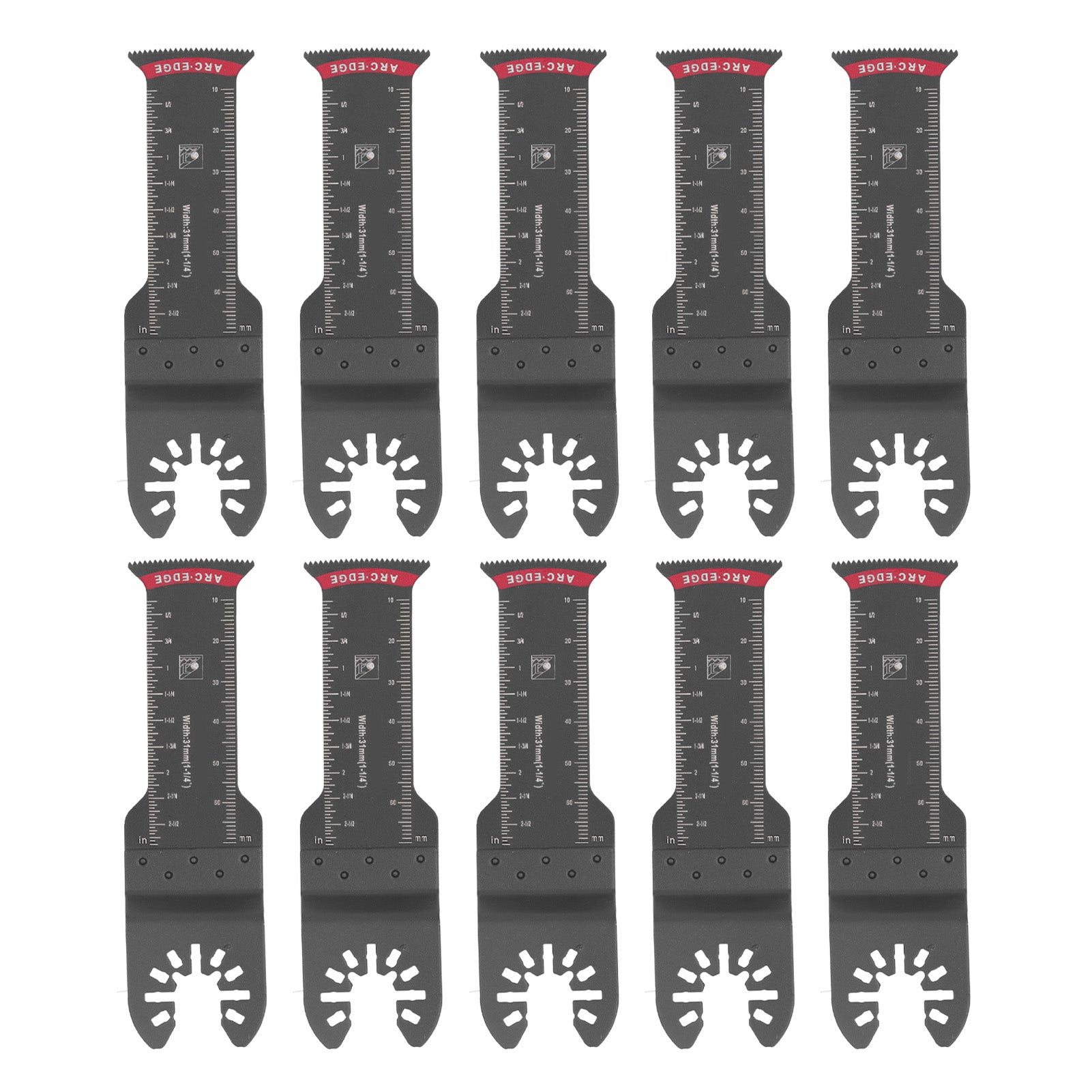 10Pcs Oscillating Saw Blades Metal Wood Plastic Cutting Universal Tool 1.25in 31mm