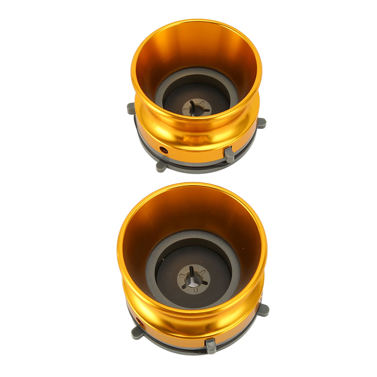 1/4 10 Inch Opener Polished Aluminum Alloy Universal Loading Device NAB Hub Adapter for Studer ReVox for Akai for Teac 2pcs Gold