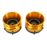 1/4 10 Inch Opener Polished Aluminum Alloy Universal Loading Device NAB Hub Adapter for Studer ReVox for Akai for Teac 2pcs Gold