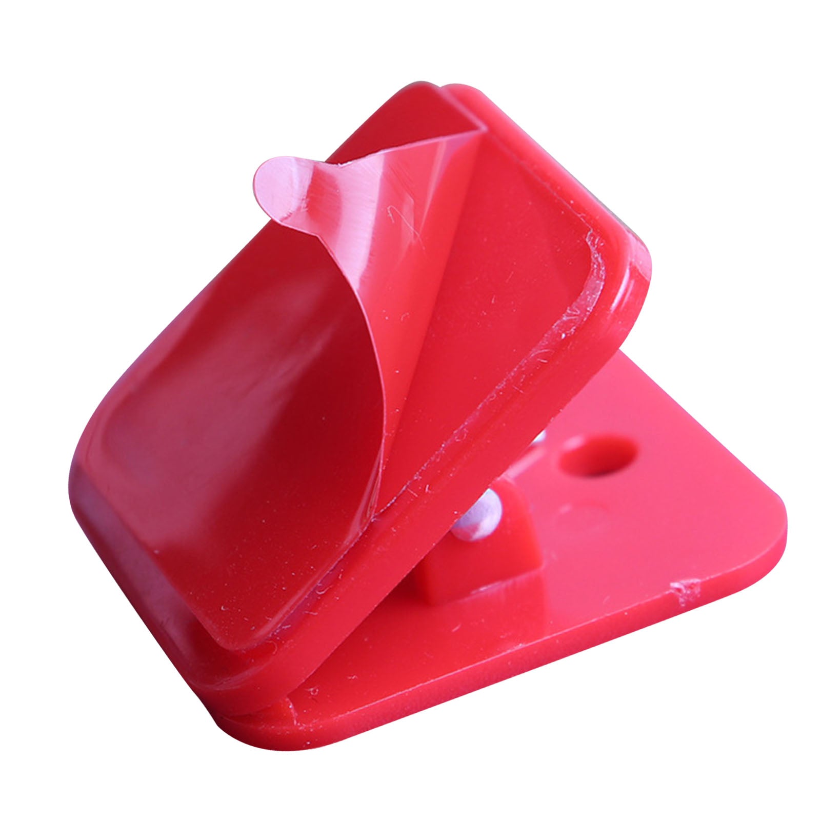 Chip Bag Clip Cute Strong Clamping Force Durable Plastic Light Small Wide Bag Clip for Party Family Office Red