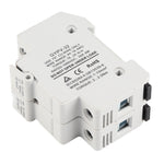 2P 32A PV Fuse Holder with 2PCS 20A Photovoltaic Fuses for Power Generation System 1000VDC