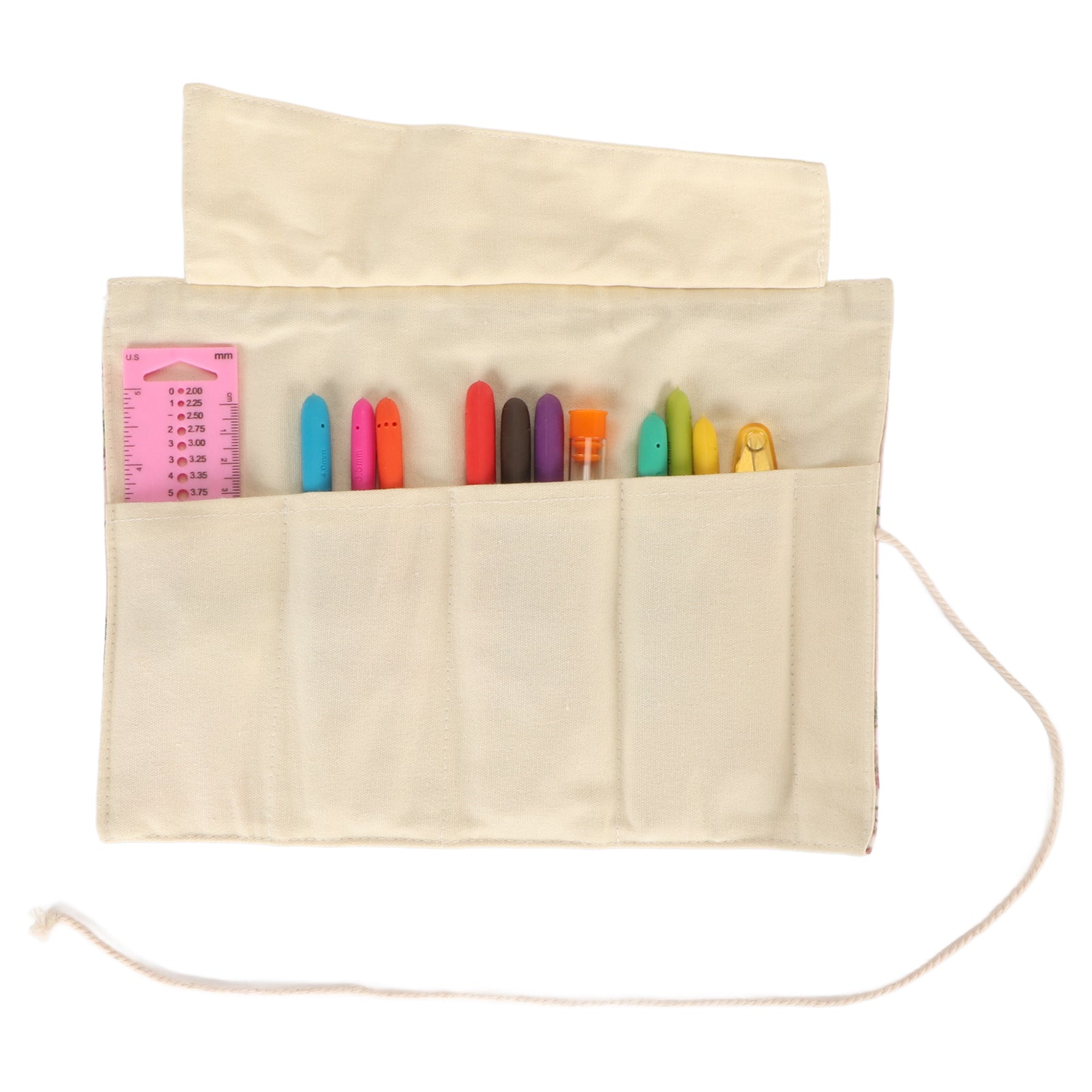 9 Size Crochet Hooks Set Ergonomic Crochet Hooks with Case for Arthritic Hands with 10 Stitch Markers 9 Sewing Needles