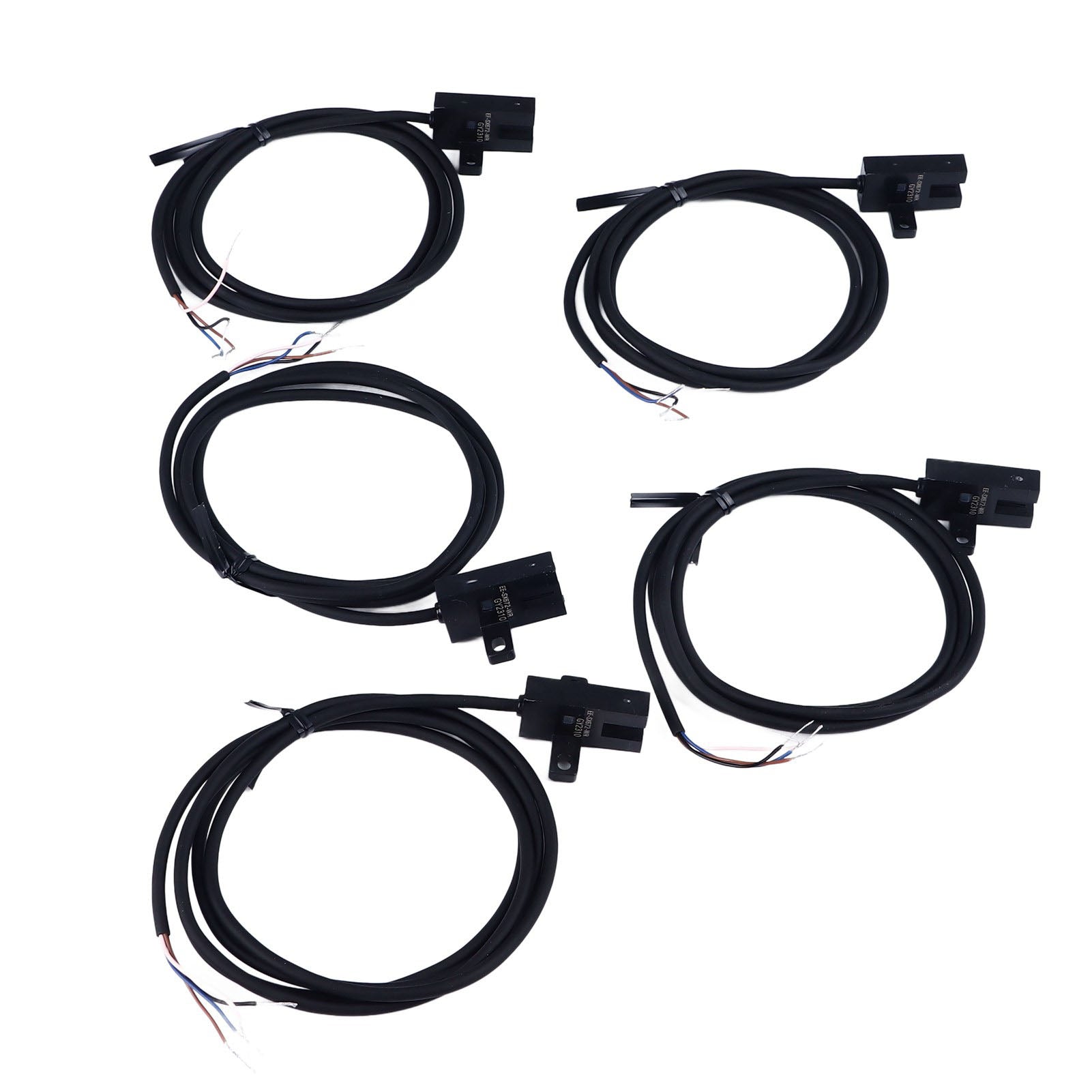 5Pcs Photoelectric Switch U Groove Shape Beam Sensor Limit NO NC NPN with 1meter Wire DC5‑24V