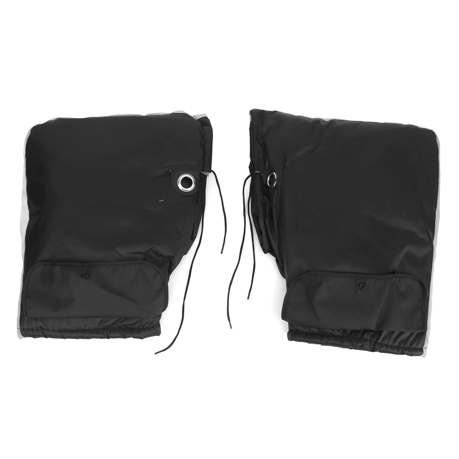 1 Pair Motorcycle Handlebar Gloves Waterproof Windproof Winter Hand Protector for Scooter Snowmobile For Handlebar Mouth 24cm/9.44in