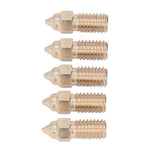 10 Pcs 3D Printer Nozzle Brass 0.4mm M6 High Flow High Speed Printing Nozzle for Neptune 4 Pro