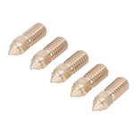 10 Pcs 3D Printer Nozzle Brass 0.4mm M6 High Flow High Speed Printing Nozzle for Neptune 4 Pro