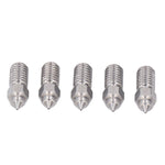 0.4mm Nozzles Kit High Flow High Temp Resistant Stainless Steel 3D Printer Nozzles for Elegoo Neptune 4 Neptune 4 Pro 10pcs