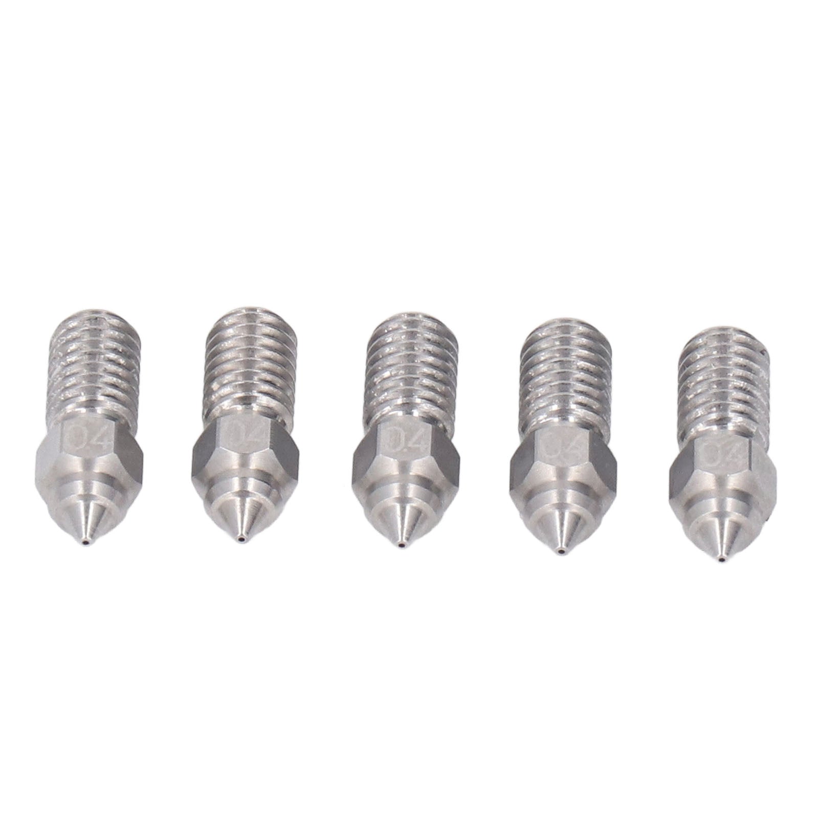 0.4mm Nozzles Kit High Flow High Temp Resistant Stainless Steel 3D Printer Nozzles for Elegoo Neptune 4 Neptune 4 Pro 10pcs