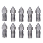 0.4mm Nozzles Kit High Flow High Temp Resistant Stainless Steel 3D Printer Nozzles for Elegoo Neptune 4 Neptune 4 Pro 10pcs