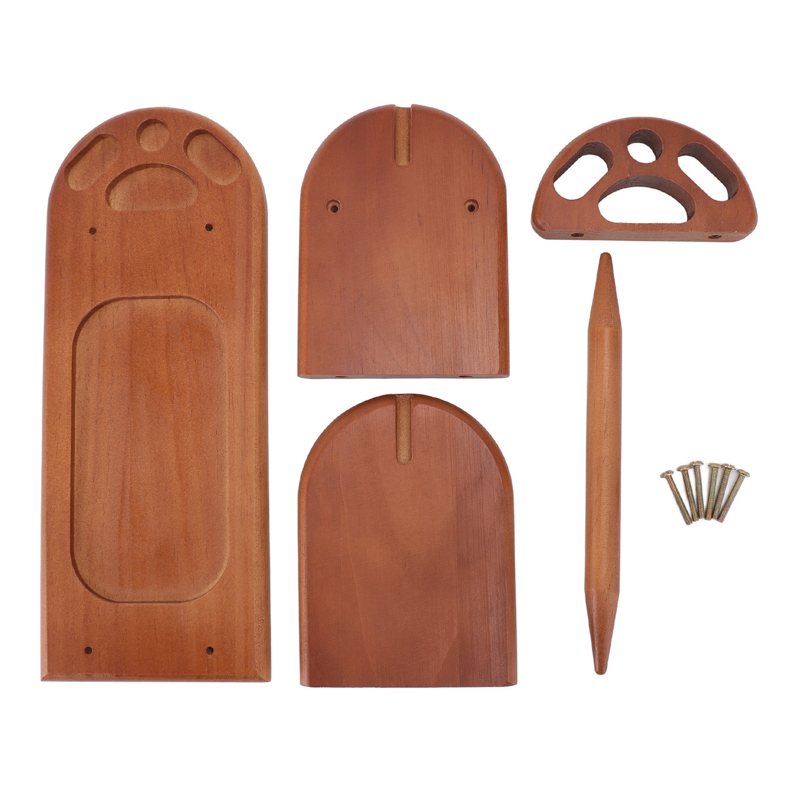 Wooden Yarn Ball Holder Multipurpose Handcrafted DIY Wooden Yarn Winder for Knitting and Crocheting