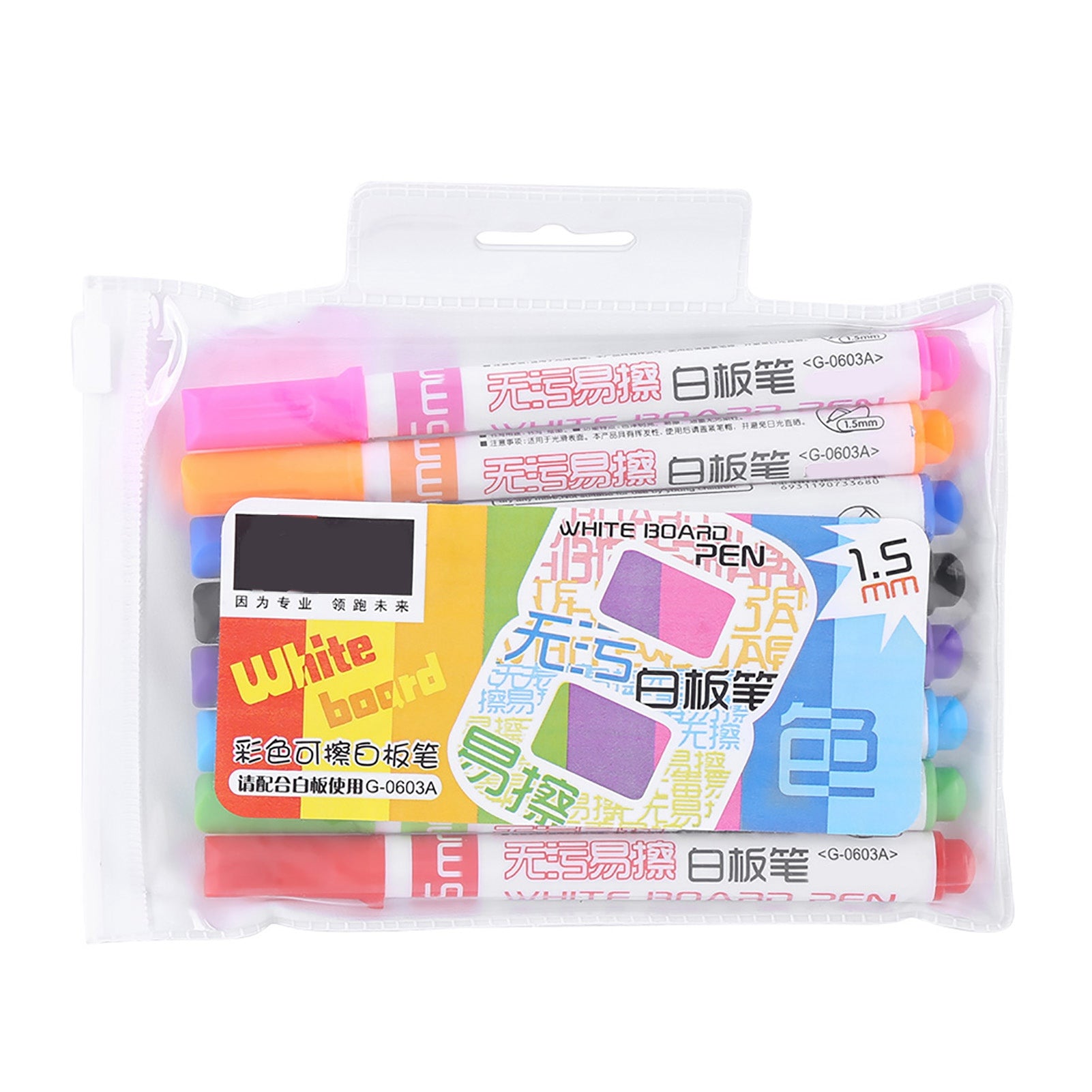 8 pcs set Colored  NOn toxic Erasable Whiteboard Marker for Kids Graffiti Painting