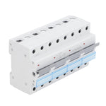 400VAC Dual Power Manual Transfer Switch DIN Rail Mount Single Side Interlock Circuit Breaker 4P MTS 100A