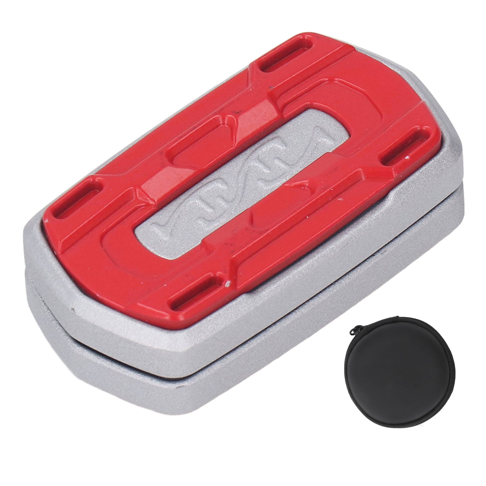 Magnetic Slider Sensory Toy Smoothing Rotating Relieve Stress Metal Fingertip Push Slider Toy Red