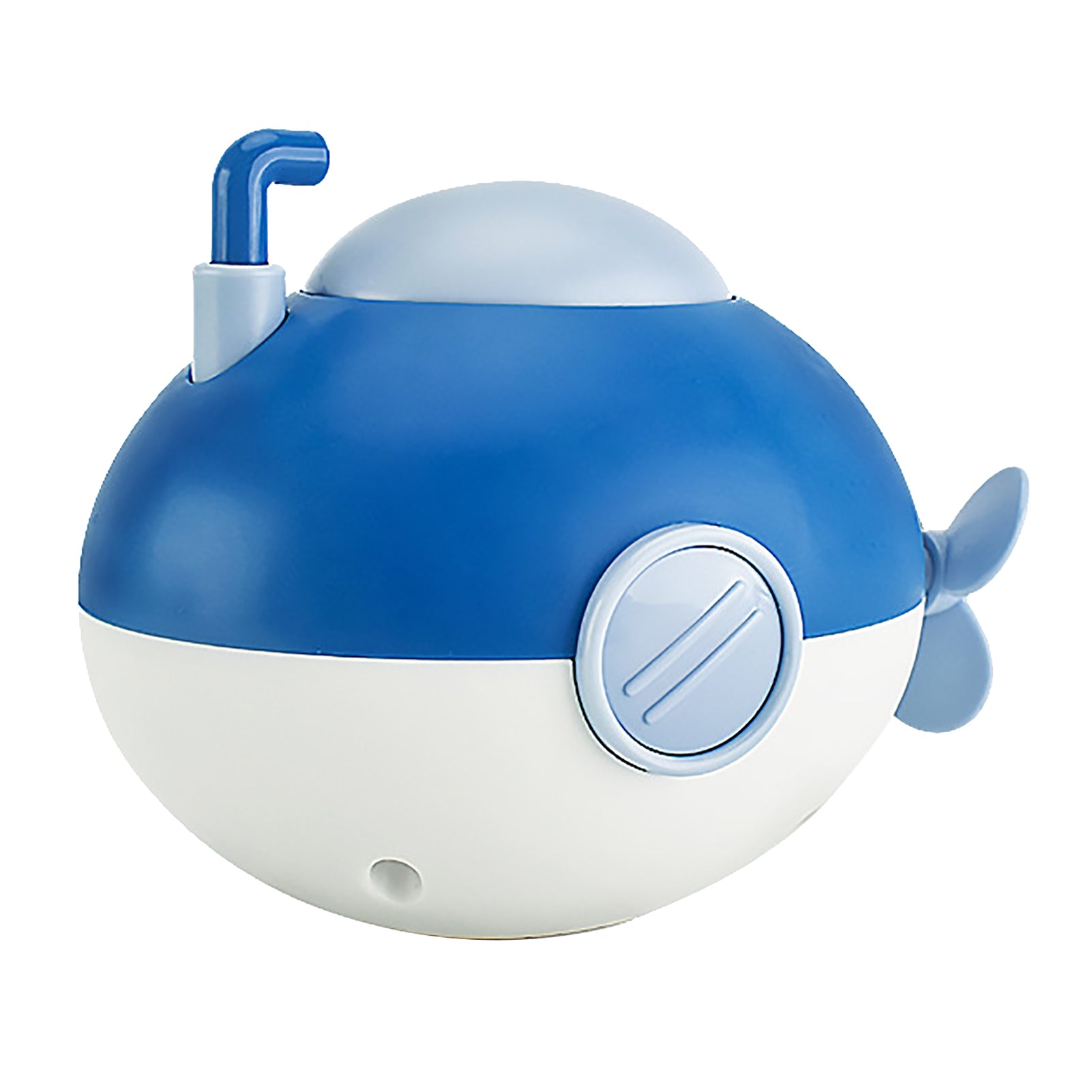Baby Clockwork Submarine Tub Toy Interactive Hand Eye Coordination Rotating Knob Wind Up Submarine Bathtub Toy Blue