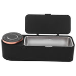 650ml Jewelry Washing Machine Black Mini Ultrasonic Cleaner for Watches Glasses 50kHz