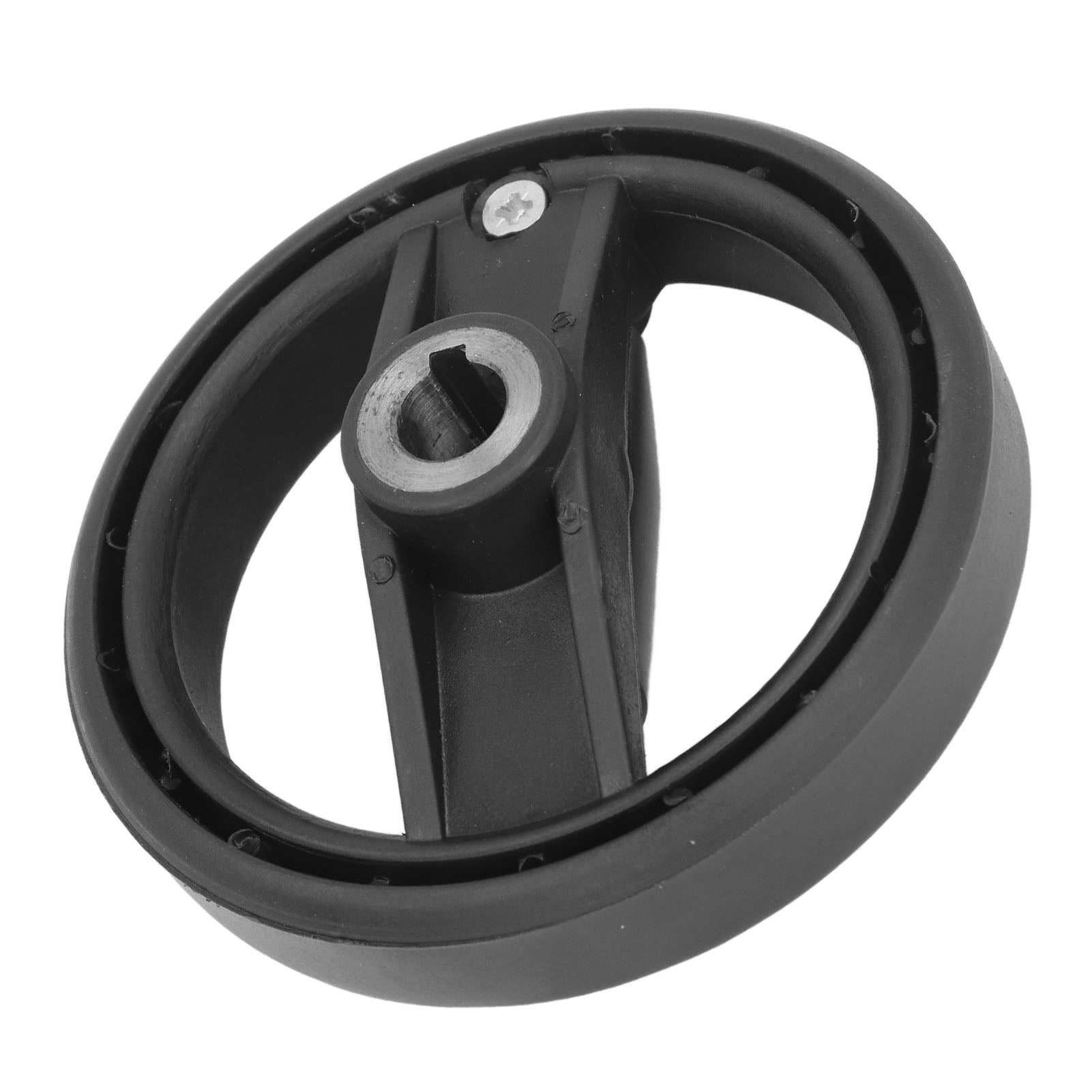 2 Spoke Hand Wheel with Folding Revolving Handle Plastic Machine Tool Handwheel for Lathe Milling 12x100mm