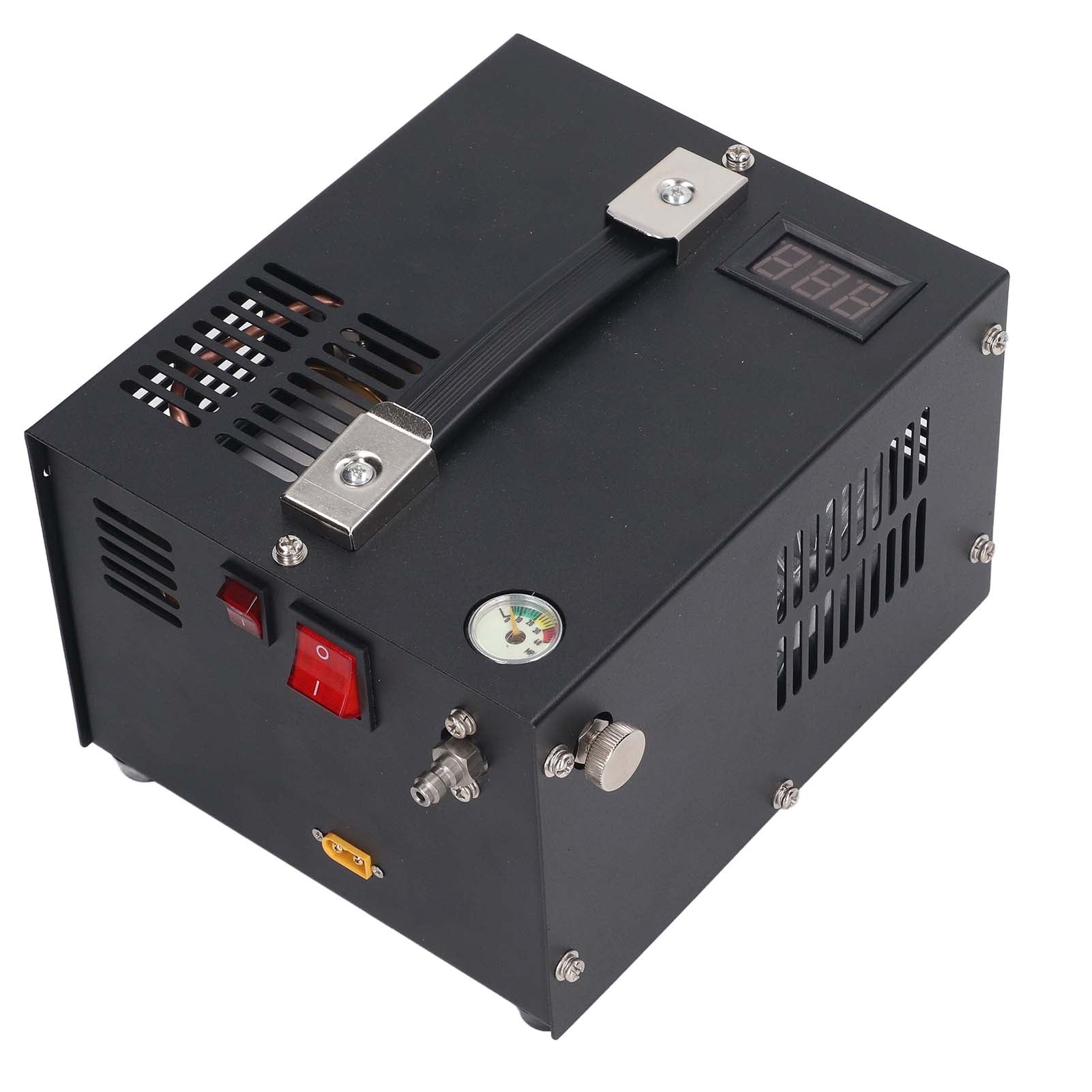 DC12V PCP Air Compressor 30mpa LED Display Fan Cooling PCP Pump for Airsoft Gun and Paintball