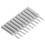 10PCS Set Solder Iron Welding Tips Accurate Multifunctional Thermal Solder Iron Replacement Tips