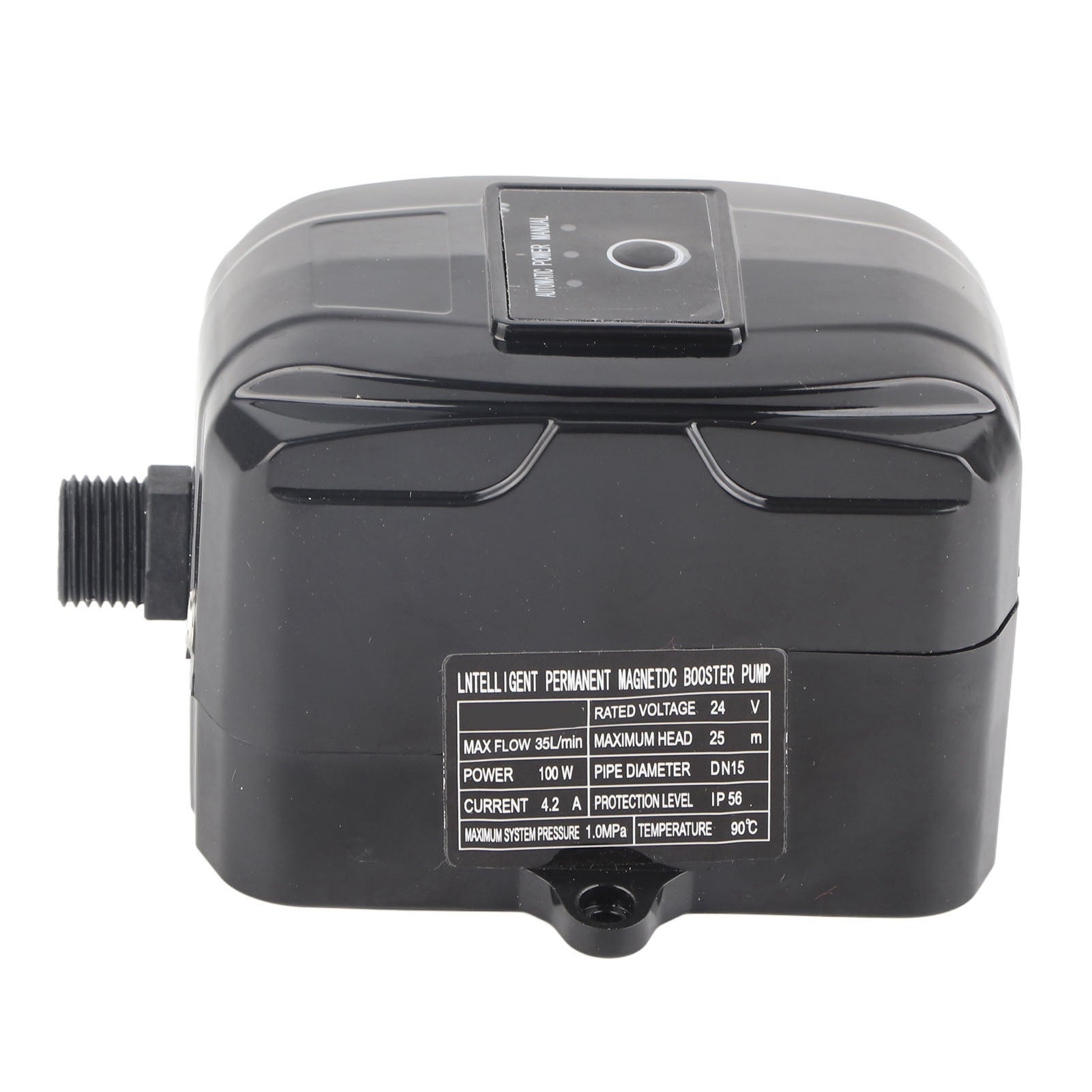 100W 24V Water Pressure Booster Pump Low Noise Automatic Sensing Pressure Boost Pump for Bathroom Garden100‑240V UK Plug