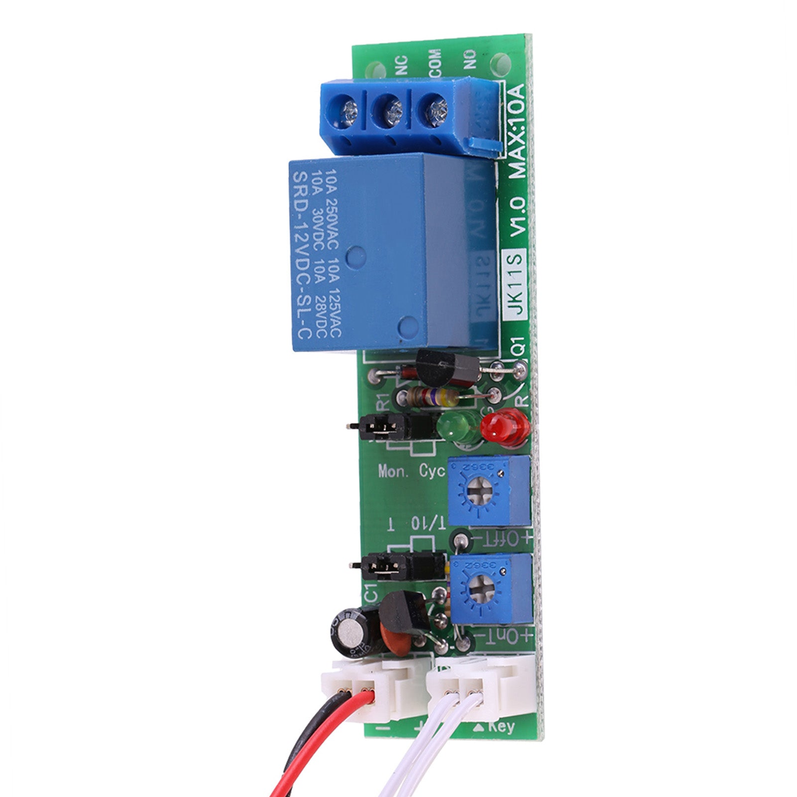 Adjustable Cycle Timer Delay On/Off Switch Relay Module (DC12V,0-24hr)