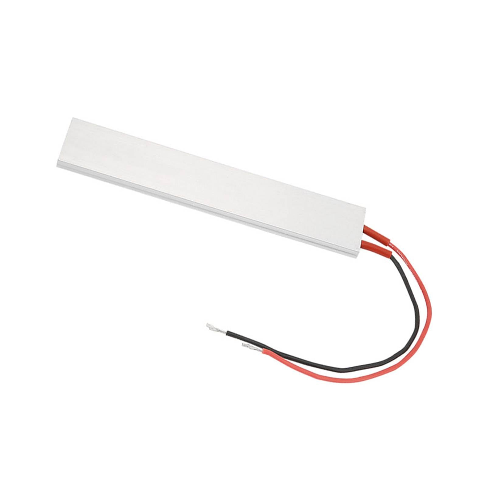 150*28.5mm Aluminum Housing PTC Heating Element Plate Thermostatic Heater(12V/70℃)