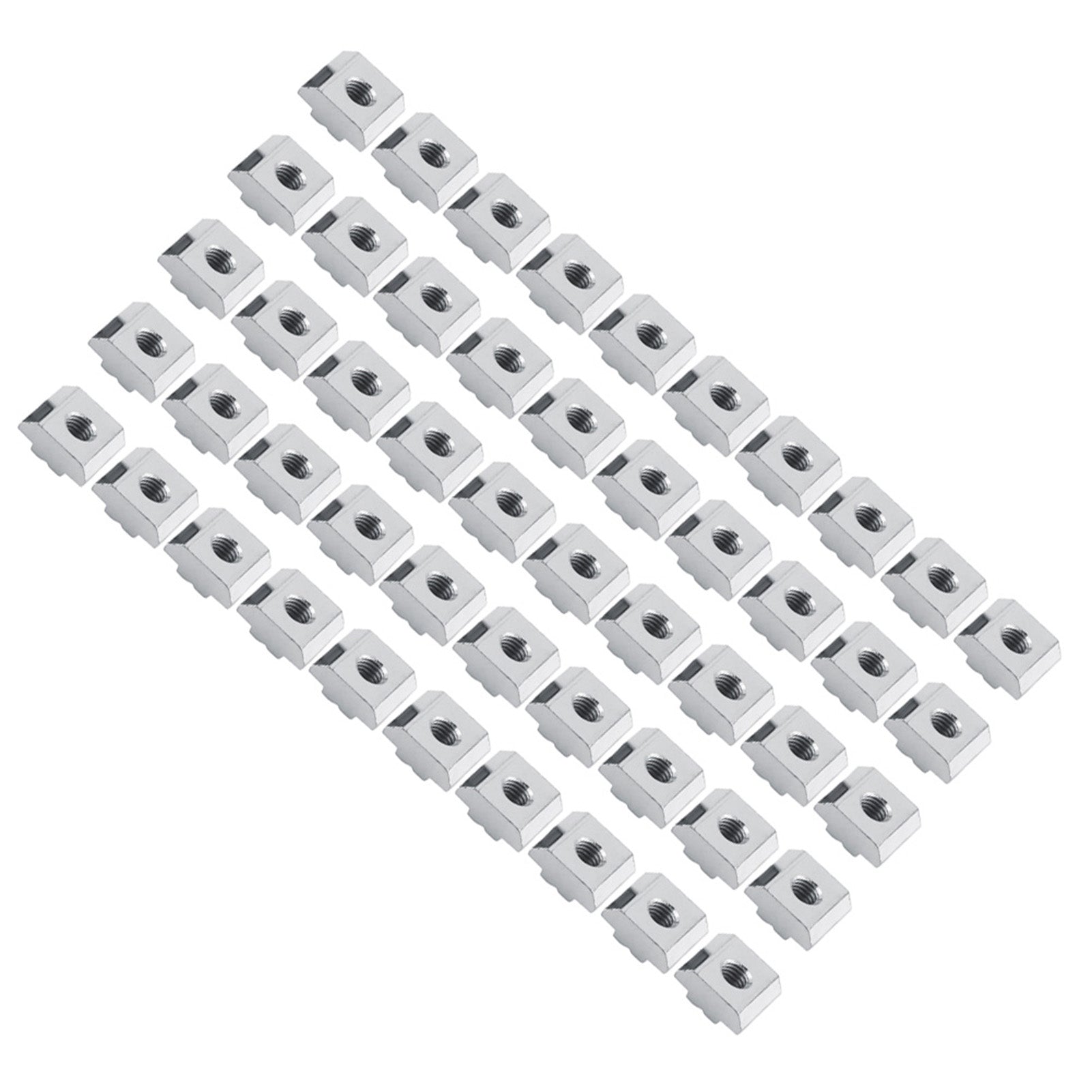 Nickel Coated Carbon Steel Sliding T slot Nut for Aluminum Profile Accessories (EU30 M6)