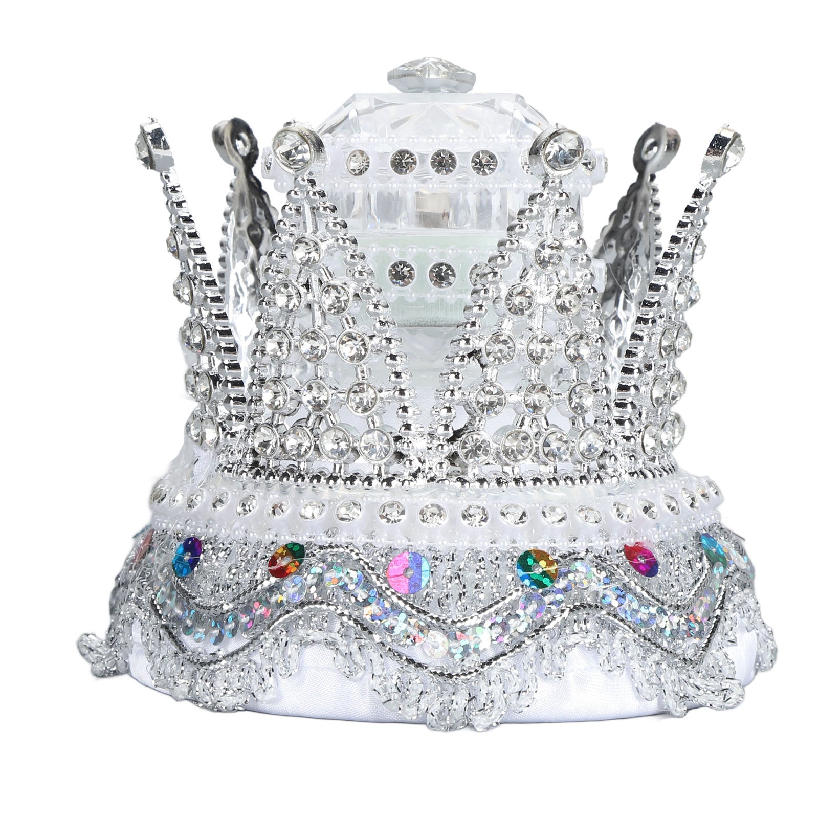 Crown Ring Box Luxurious Romantic Engagement Ring Box Portable Compact Wedding Ring Case Multipurpose Jewellry Display Box 5983