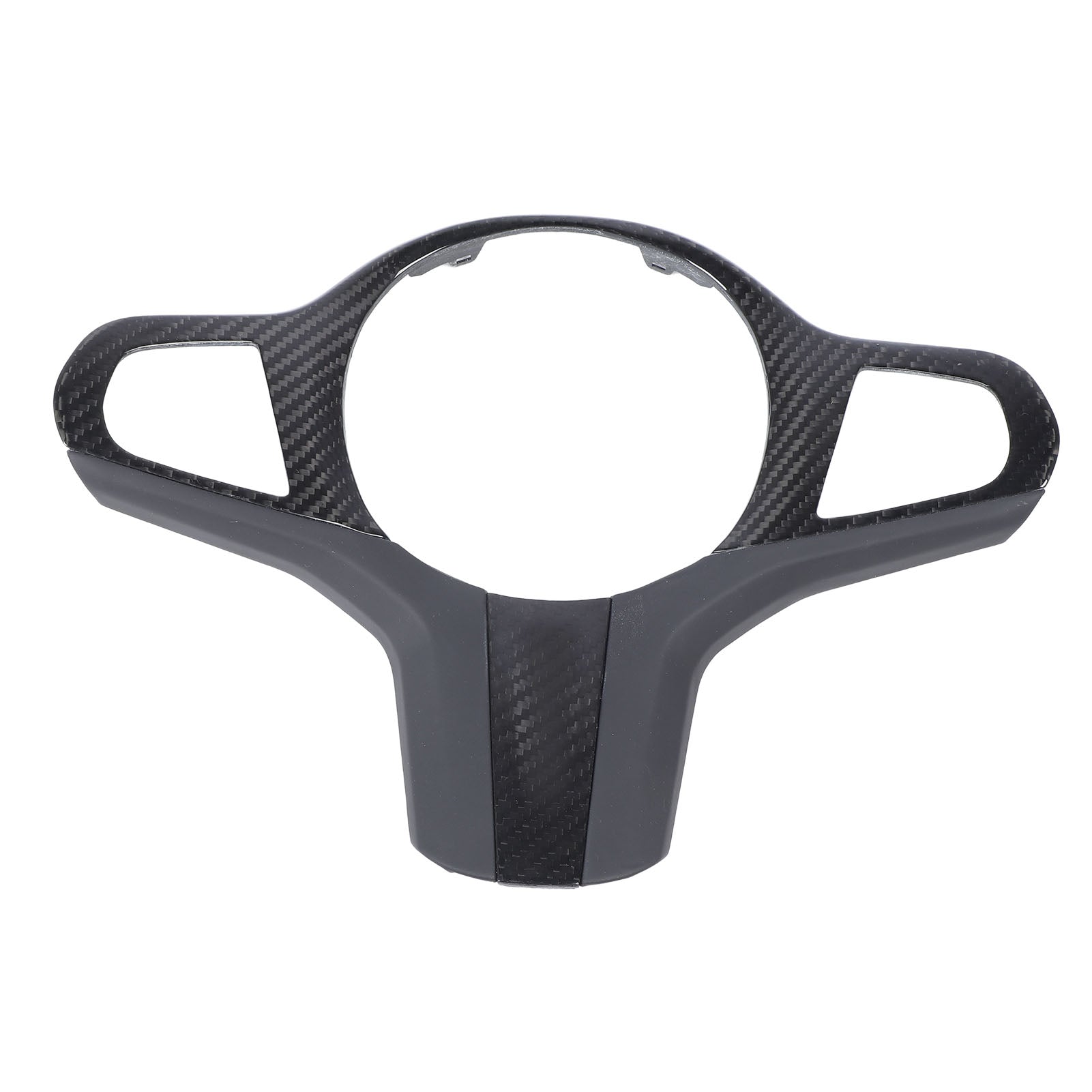 Carbon Fiber Steering Wheel Cover Sporty Nappa Leather Cover Trim Decoration Frame for 5 6 7 8 Series G30 G32 G11 G14
