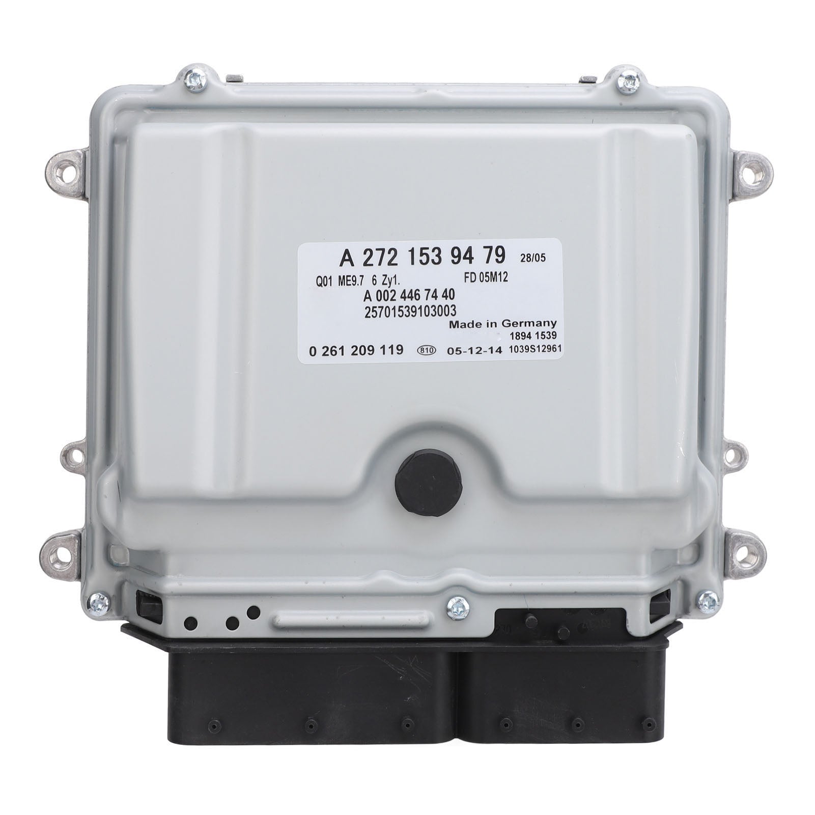 Car Engine Computer Board Aluminum Alloy A2721539479 Engine Computer Module Replacement for Benz S350