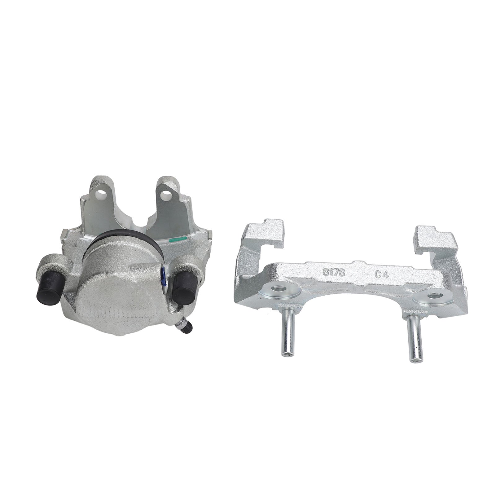 Front Right Brake Calipers 34116776784 60mm Piston Diameter Metal Caliper with Carrier Bracket for X5 E70 X5 F15 X6 E71